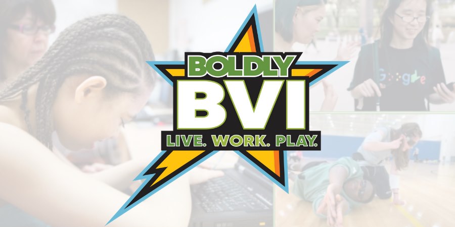 Boldly BVI logo on background