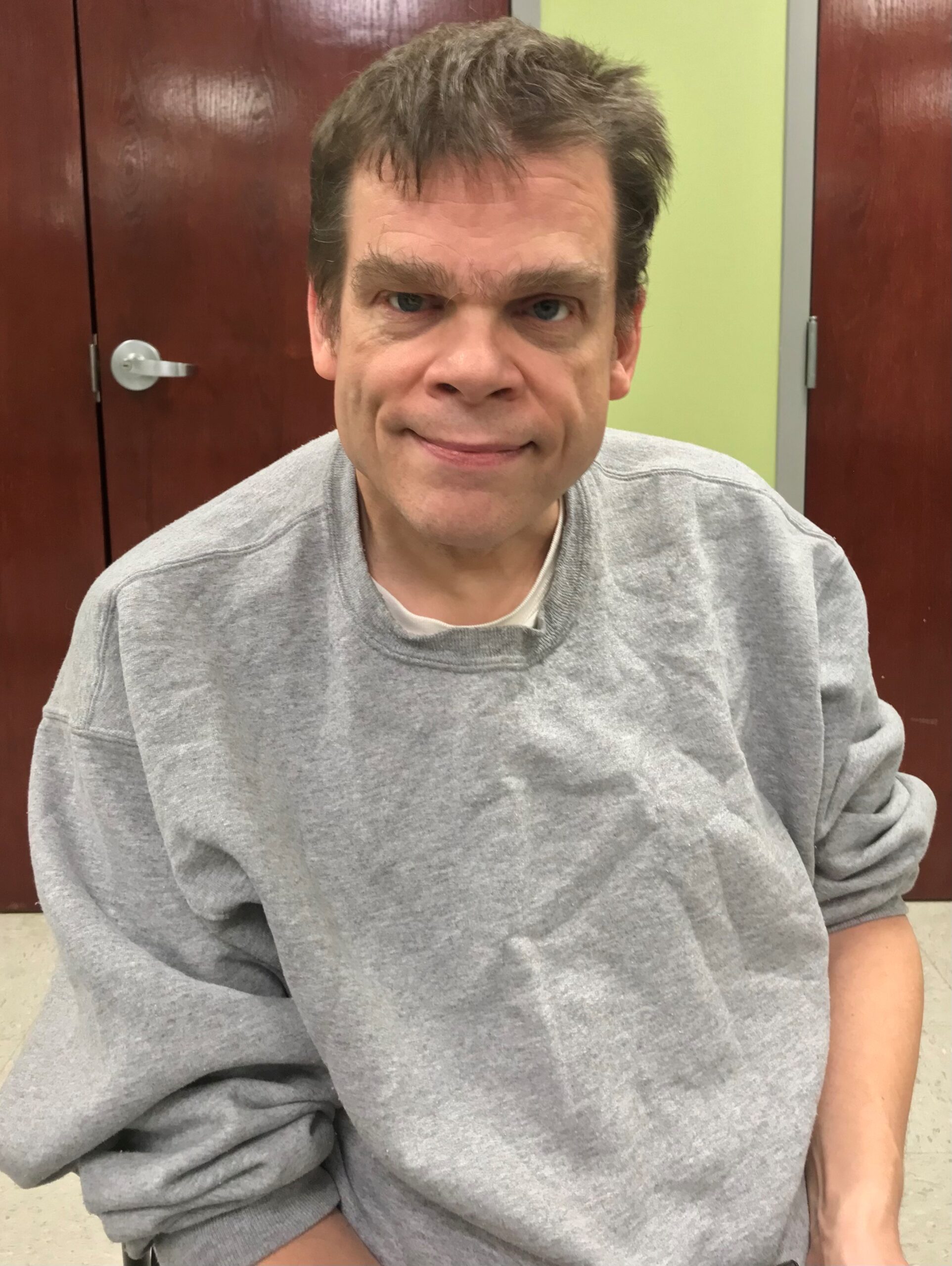 Mark smiling for the camera