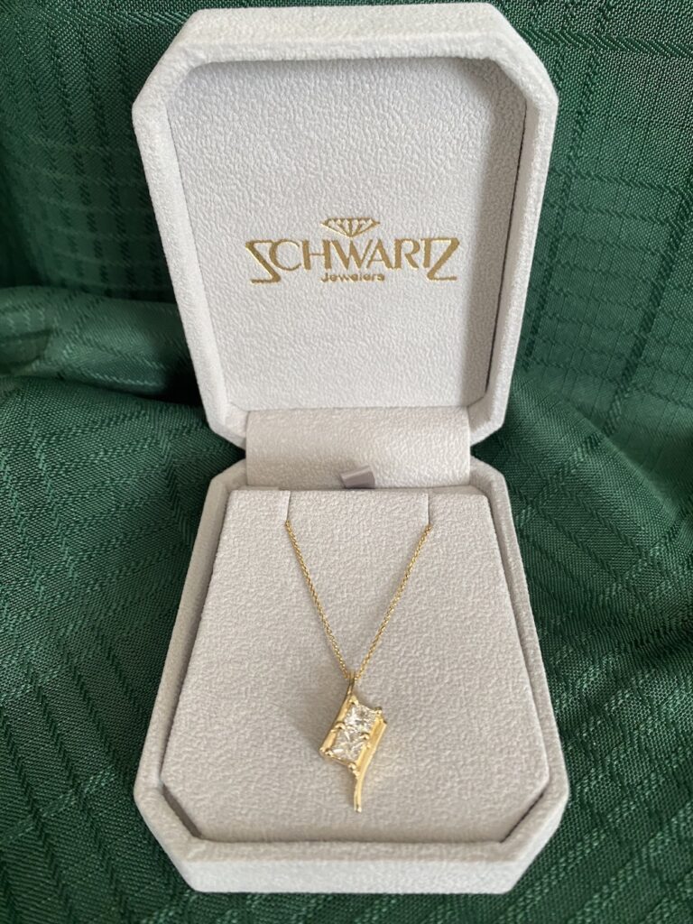 Photo of the Double Diamond Necklace