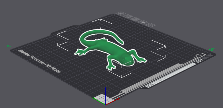 This is an image of a Lazarus Lizard model.