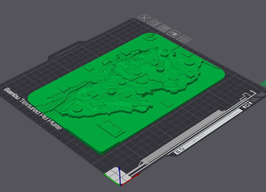 This is a topographical map of Rwanda and Burundi.