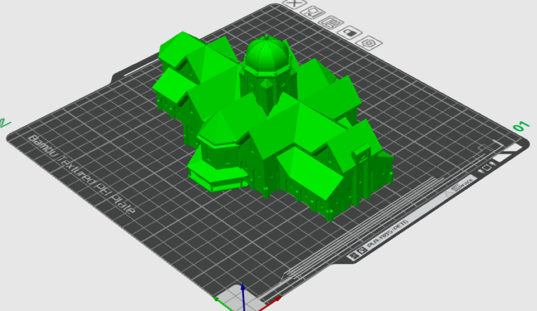 This is an image of a model of the Namirembe Cathedral.